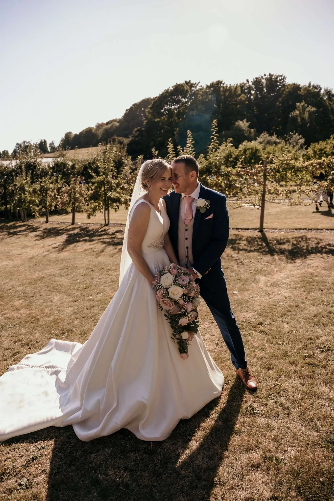 highden estate walled garden wedding photographers