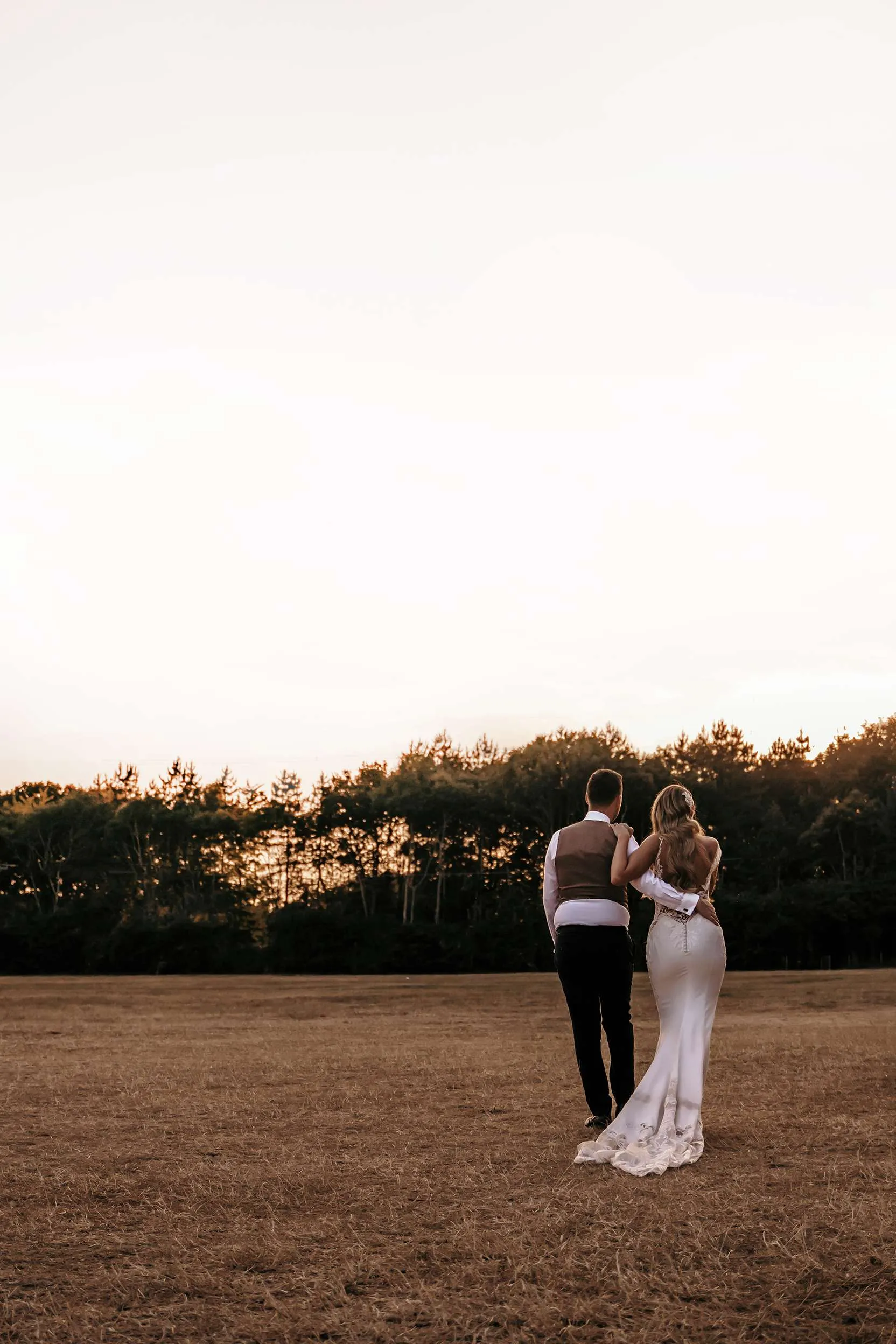 quiet moments to reflect wedding couple